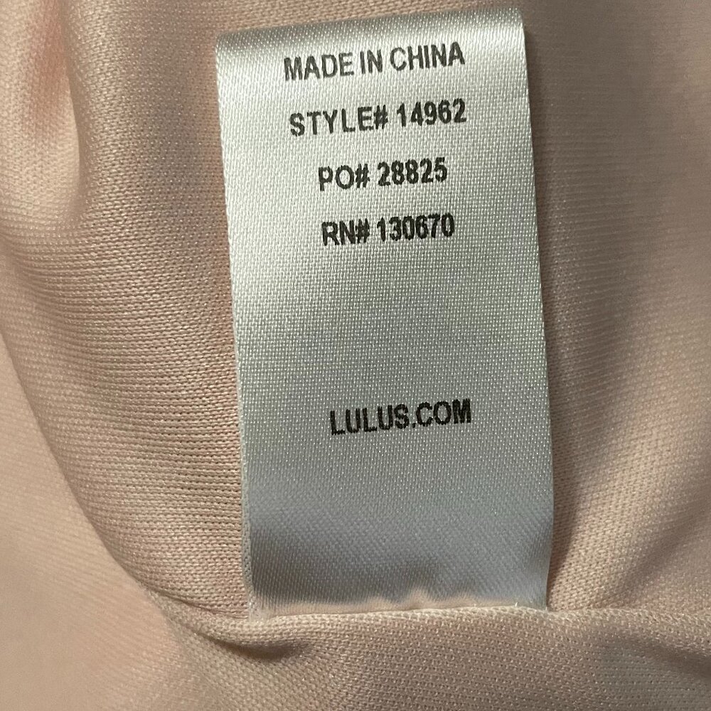 Lulus Thoughts Of Hue Blush Surplice Maxi Dress Pink Size Small Bridesmaid Prom - Picture 6 of 7